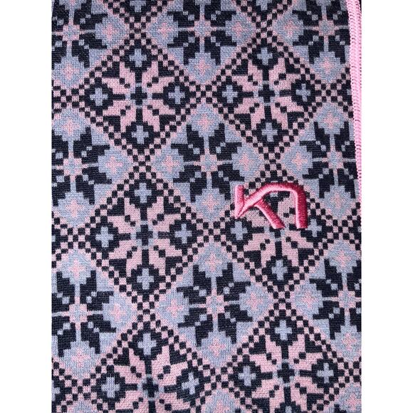 Kari Traa Leggings XL Rise High Waist Roy New Pink Blue Base Layer Knit - Picture 5 of 9